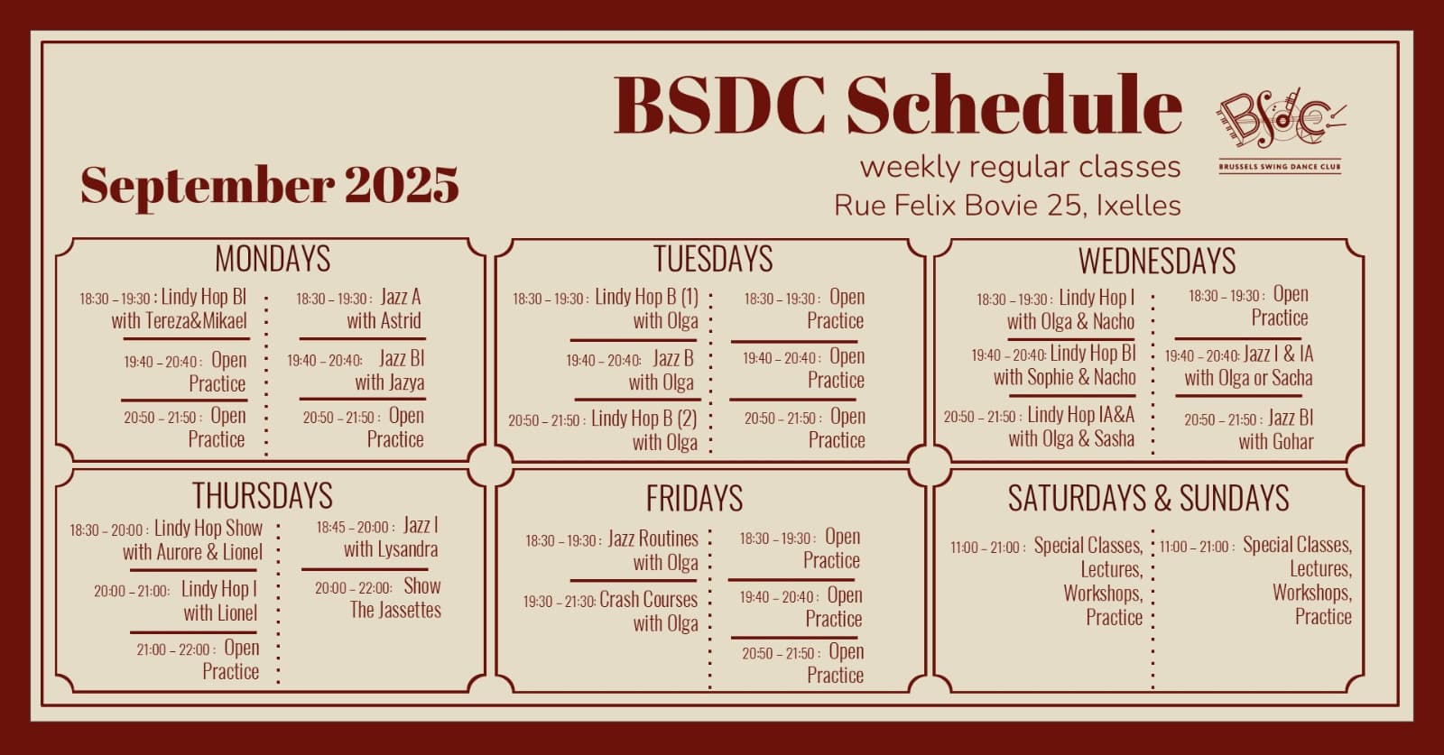 New BSDC Season